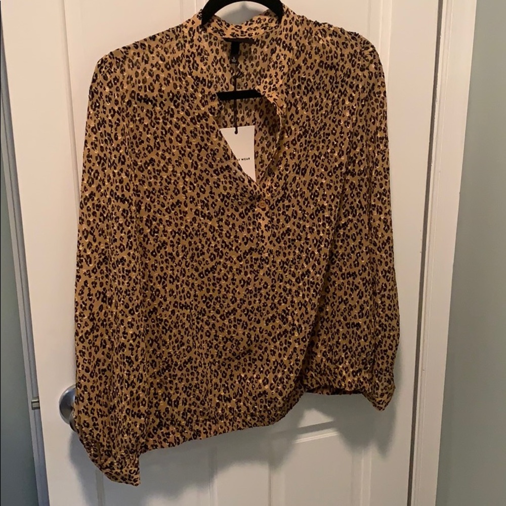 Who what wear - cheetah blouse